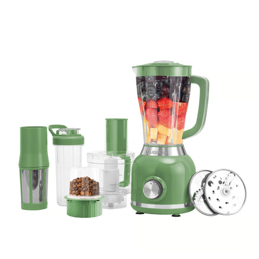 Lexical 7-in-1 Kitchen Blender Set | 600W Juicer, Chopper, Coffee Grinder & Smoothie Maker with Stainless Steel Blades