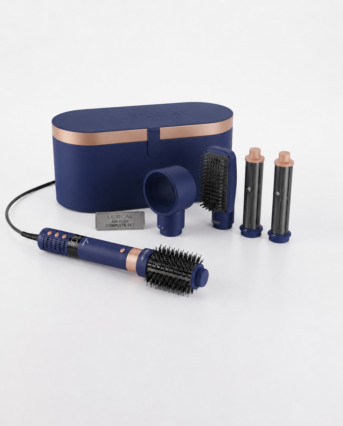 Lexical 6-in-1 BLDC Hot Air Brush & Hair Styler Kit | 1300W