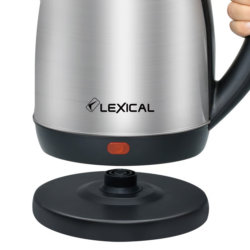Lexical 1.8L Stainless Steel Electric Water Boiler 1500W | Rapid Boil and Boil-Dry Protection