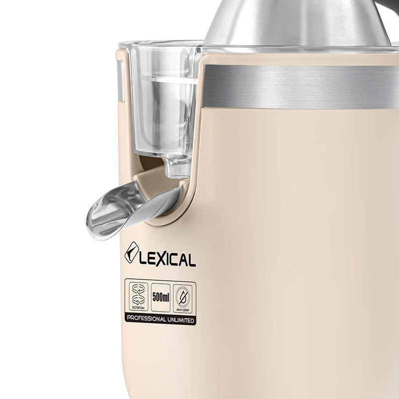 Lexical Citrus Juicer Machine 500ml | Electric Fruit Juicer with Dual Press Cones