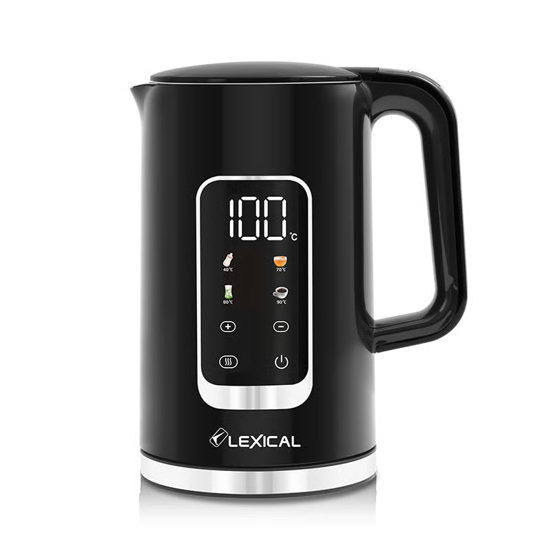 LEXICAL 1.7L Variable Temperature Electric Kettle | 2000W Fast Boil with LED Touch Screen